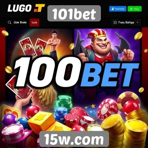 Diversidade de jogos oferecidos pela 101bet